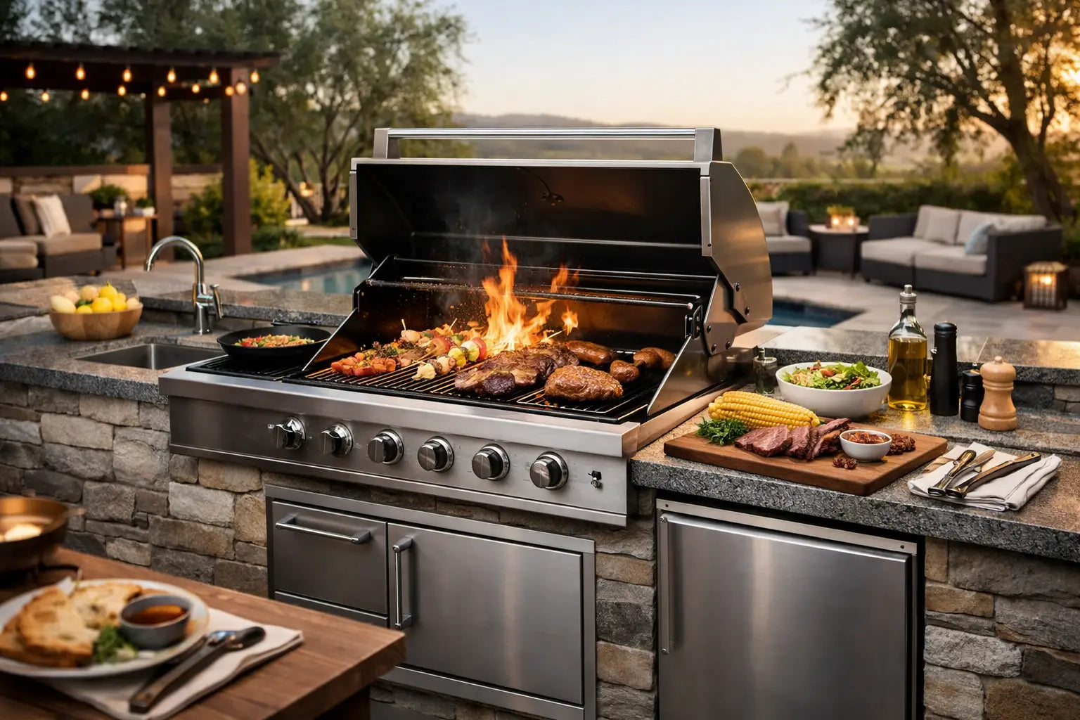 BBQ Integration for Outdoor Kitchens Done Right