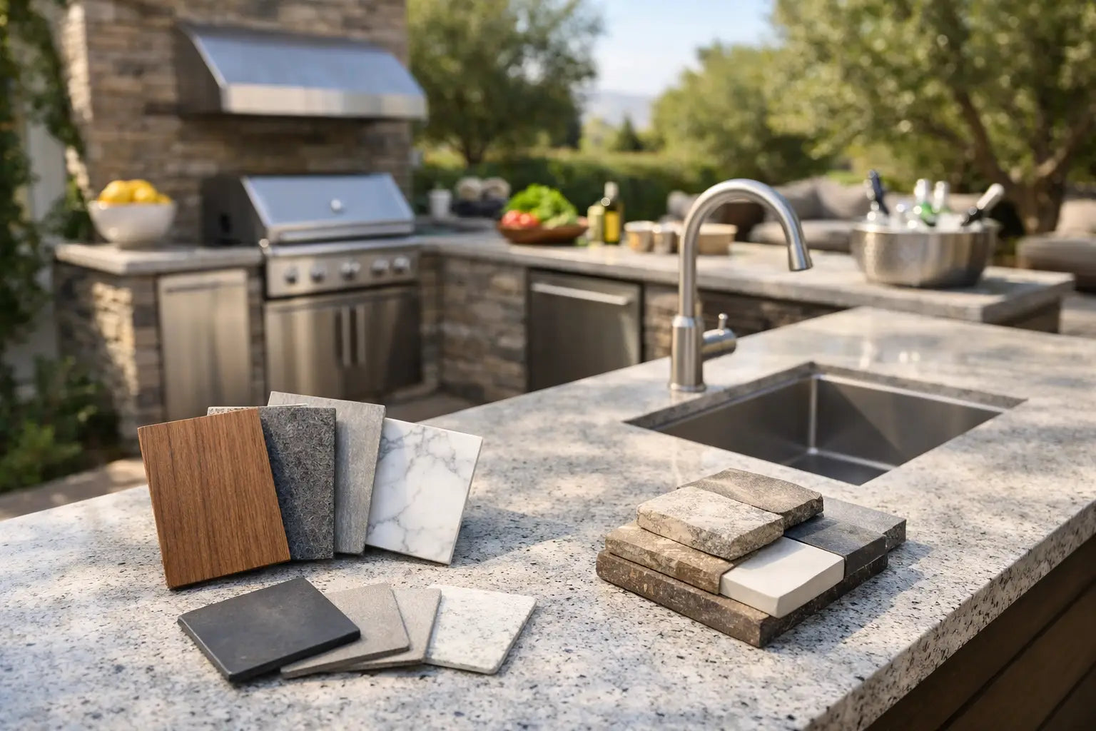 How to Choose Outdoor Kitchen Finishes