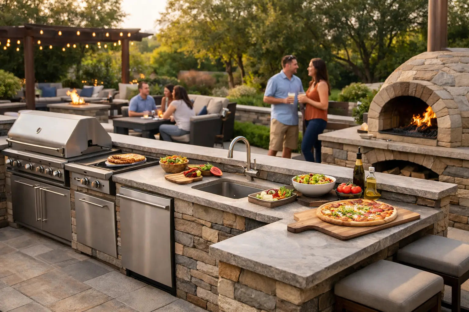 Top Outdoor Kitchen Layouts for Entertaining