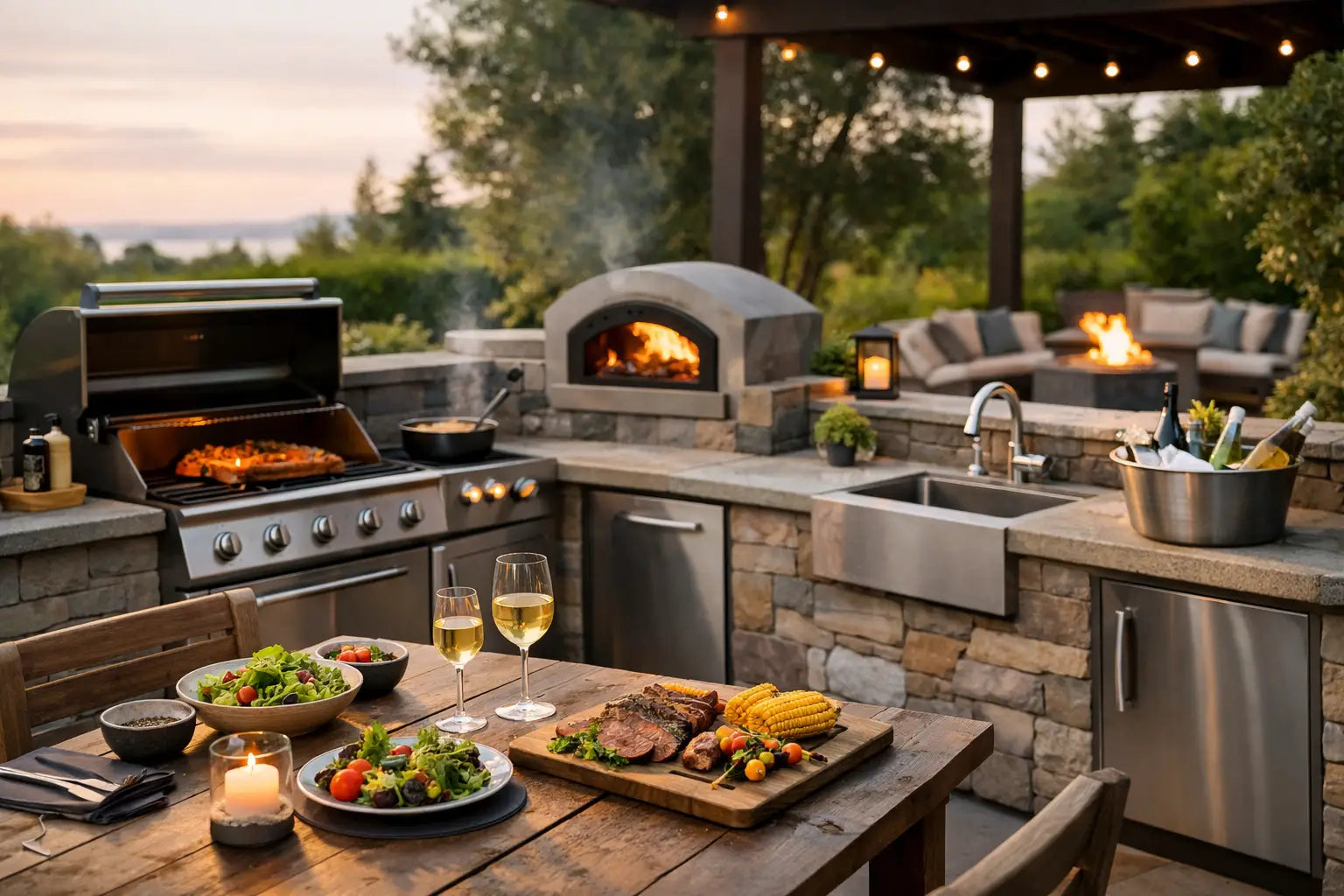 How to Design Outdoor Cooking Space Right