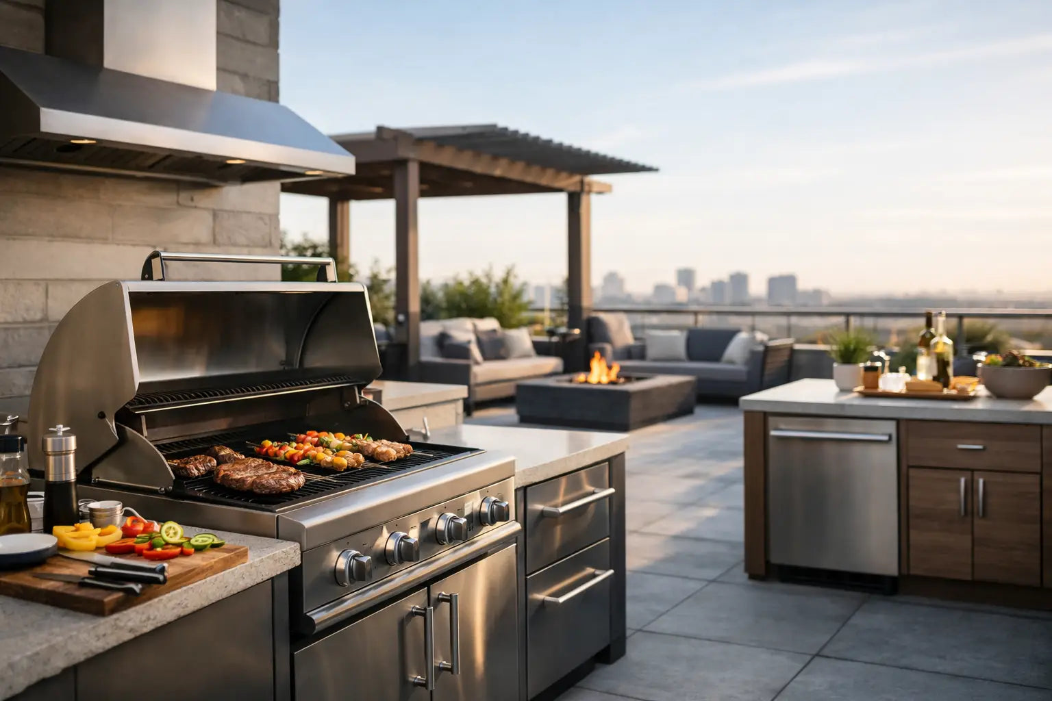 How to Plan a Rooftop Grill Kitchen That Lasts