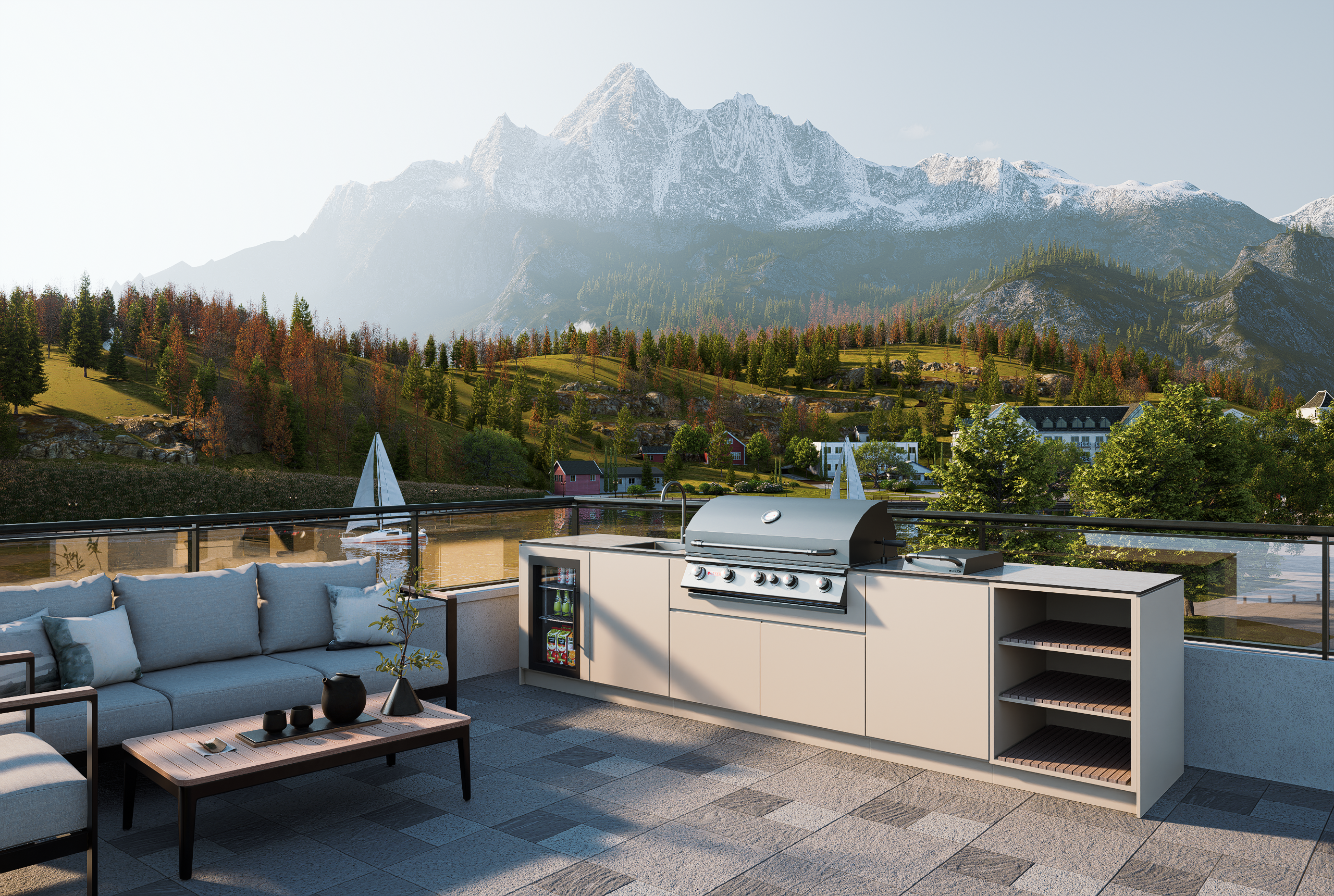 outdoor kitchen Why the Right Frame Matters for Your Grill