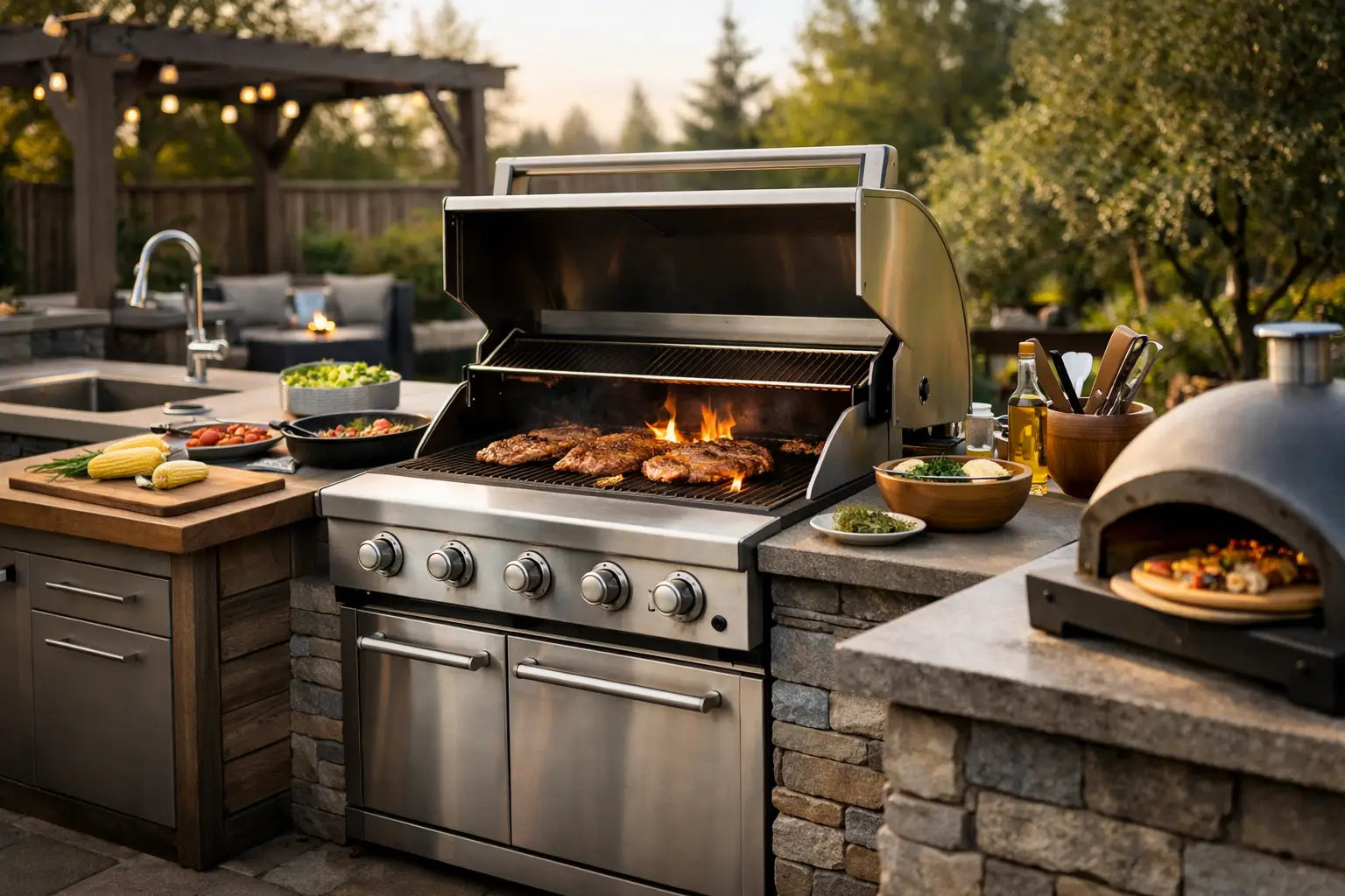 How to Create an Outdoor Cooking Station That Lasts