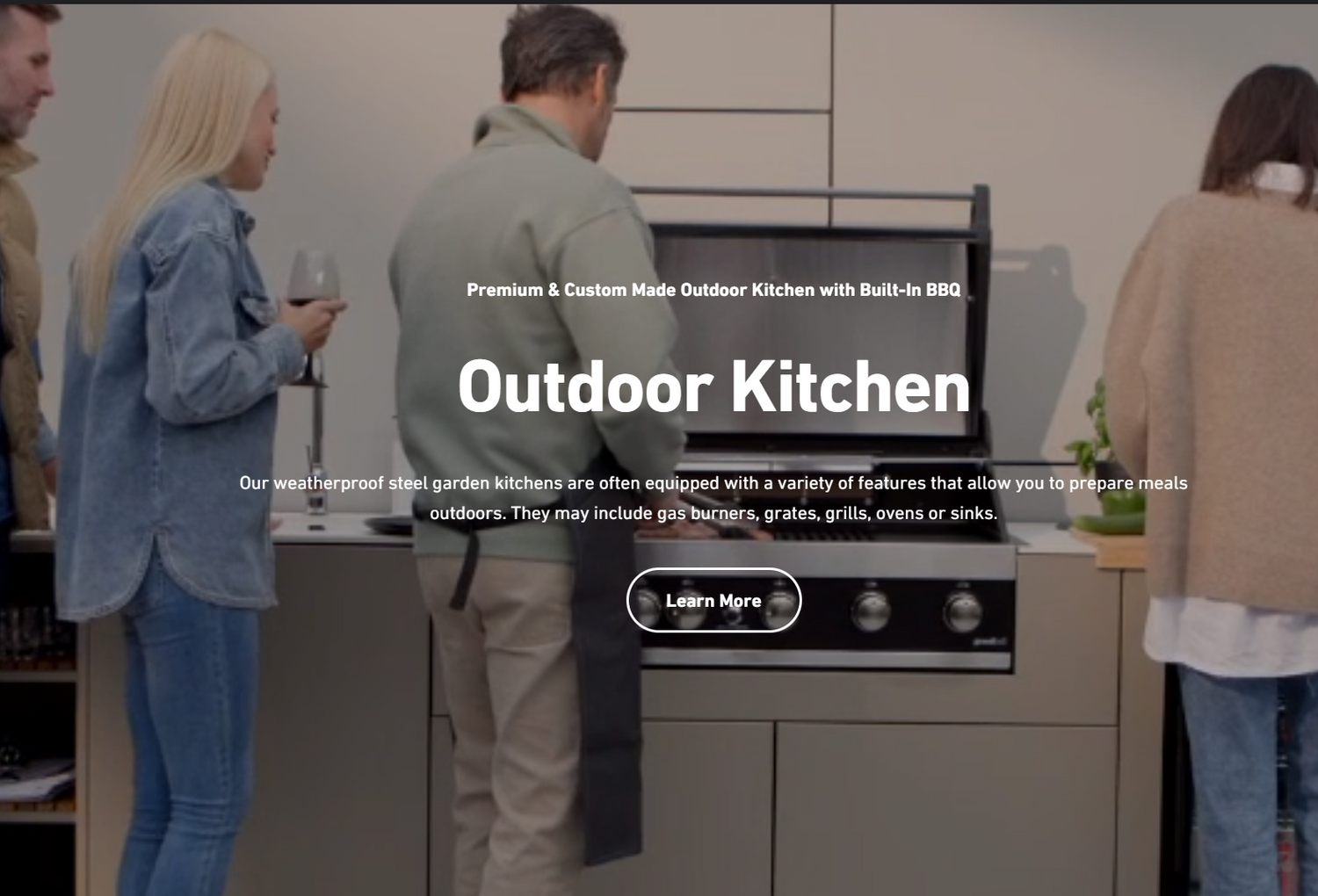 outdoor kitchen
