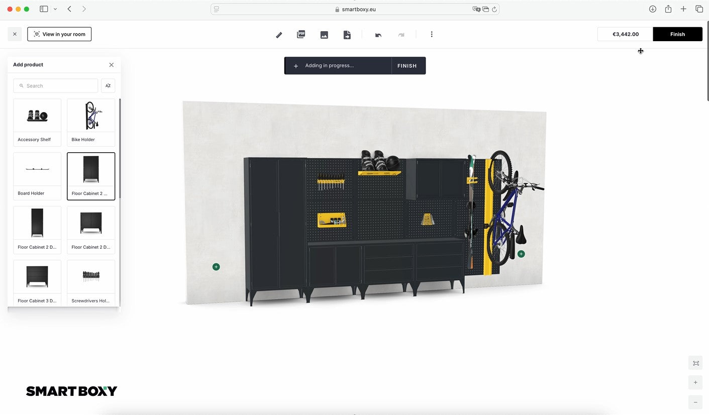 garage furniture set design storage panels