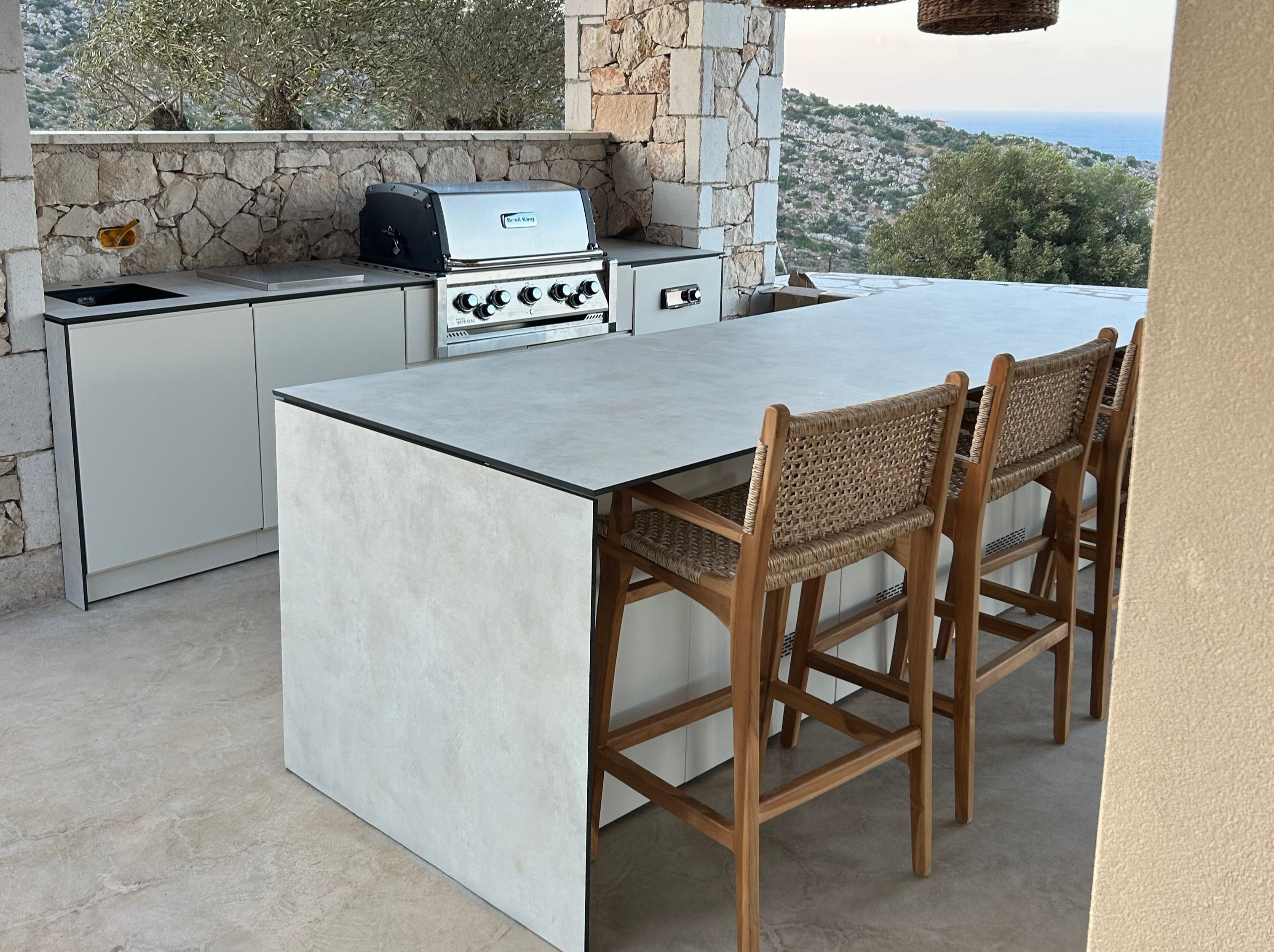 outdoor kitchen Greece