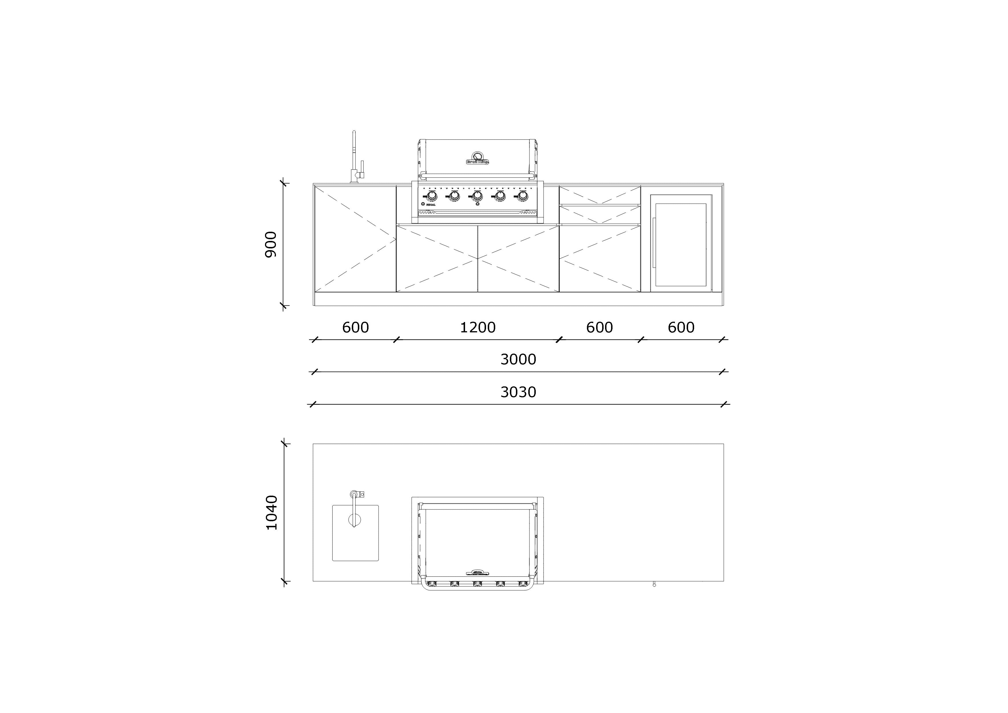 KitchenBOXY ZESTAW PREMIUM DREWNO 300