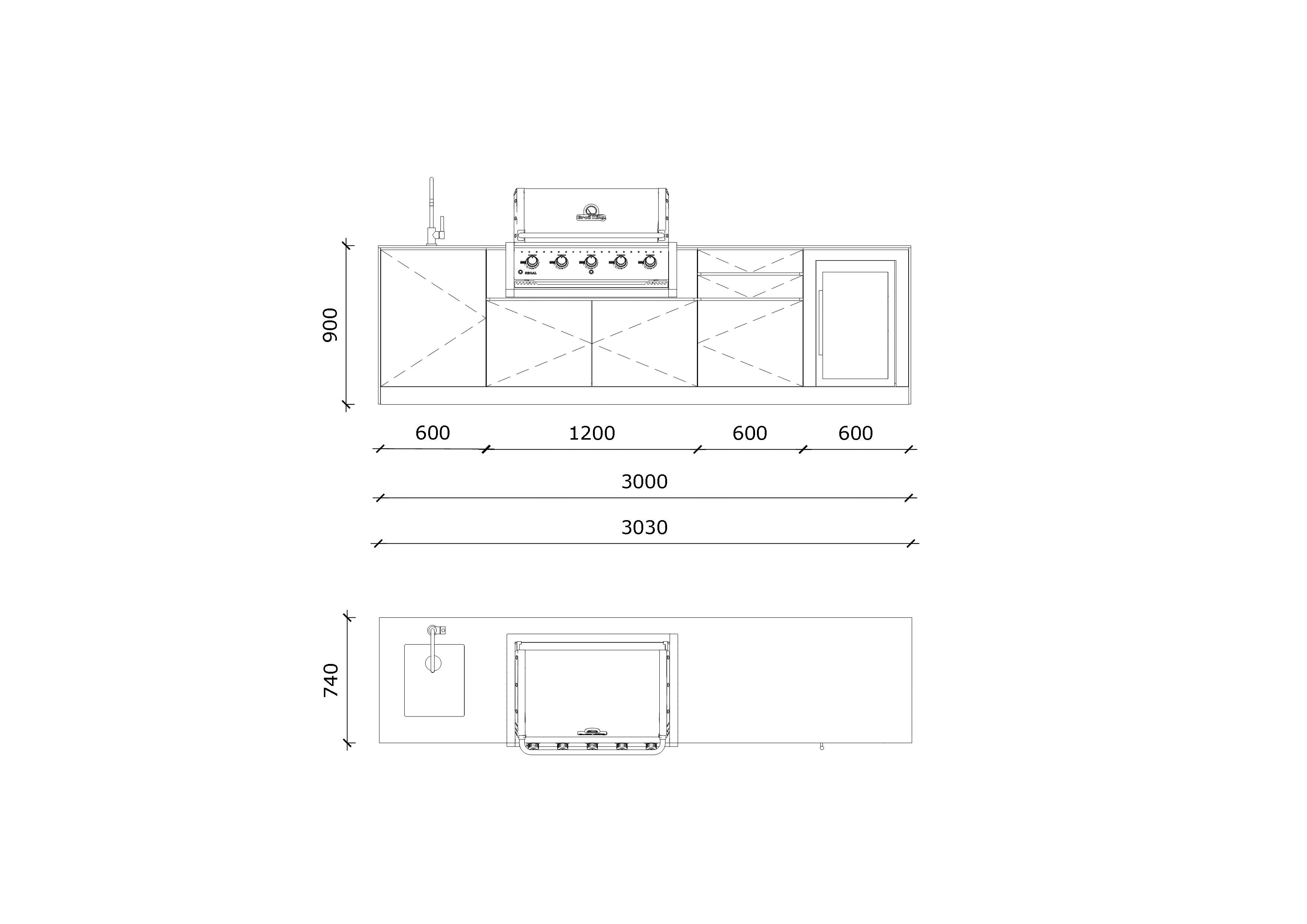 KitchenBOXY ZESTAW PREMIUM DREWNO 300