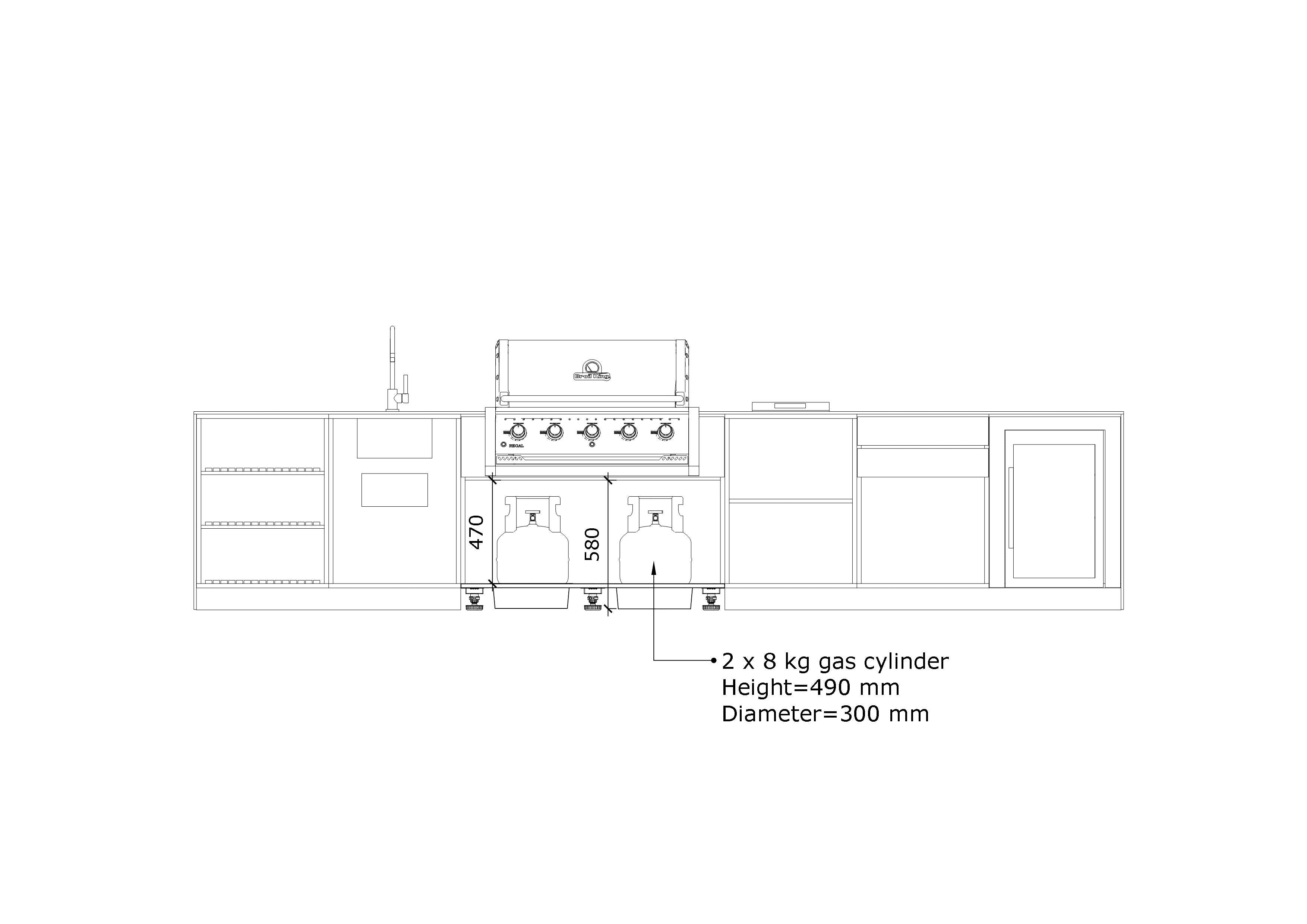 KitchenBOXY ZESTAW PREMIUM / BLACK ROCK 420