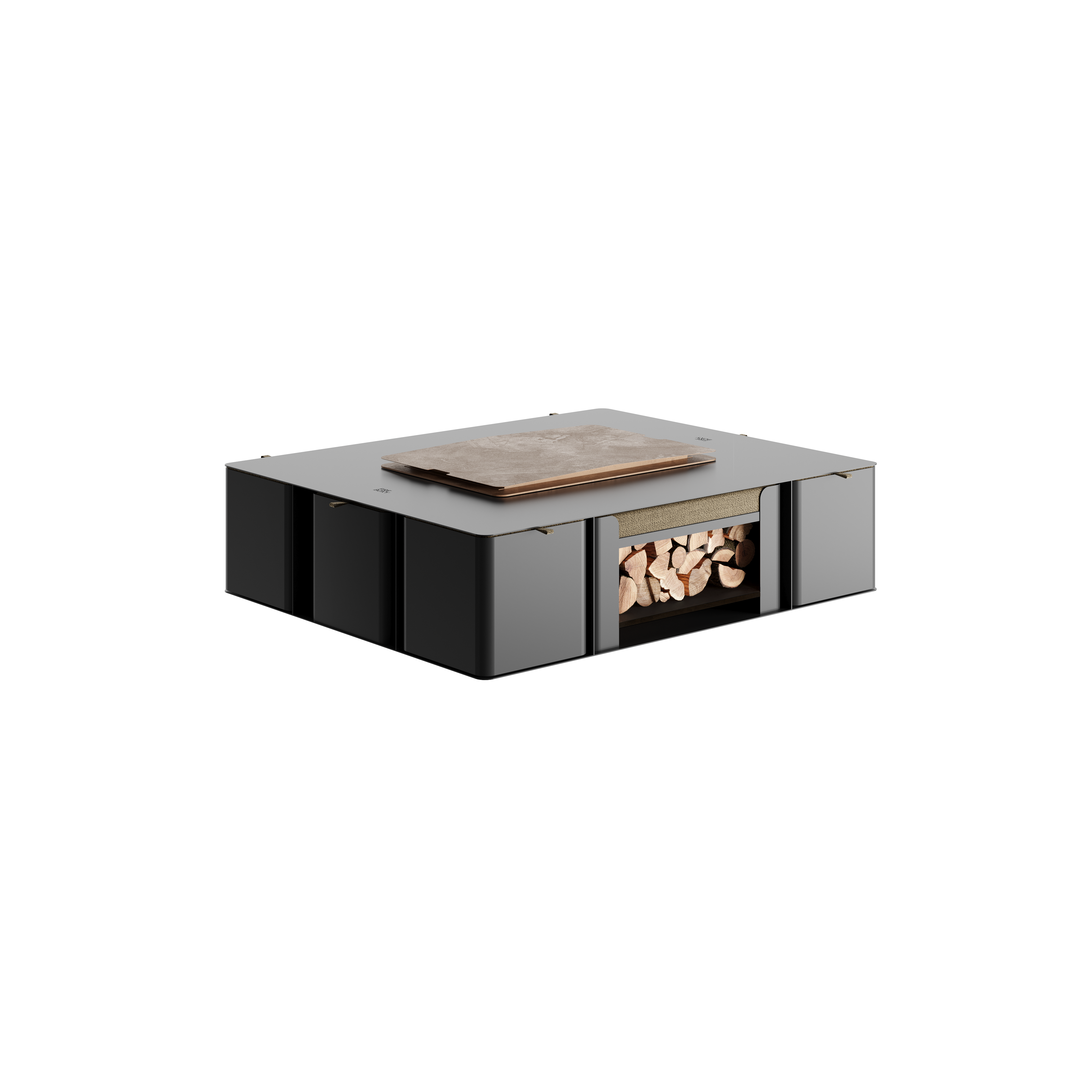 Set FireBOXY - Loc de foc pentru grădină (Configurator 3D)