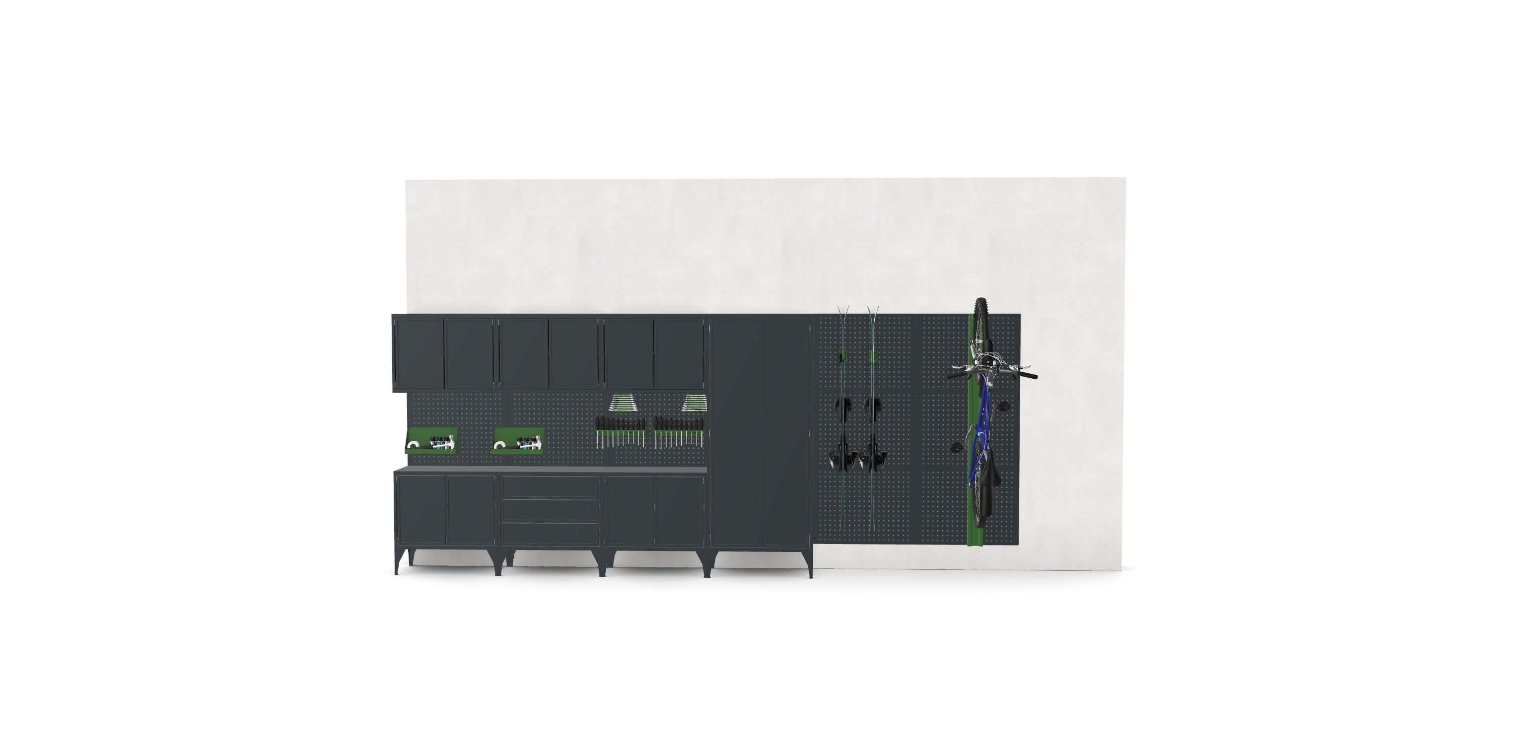 GarageBOXY Set 02 - Garage storage furniture
