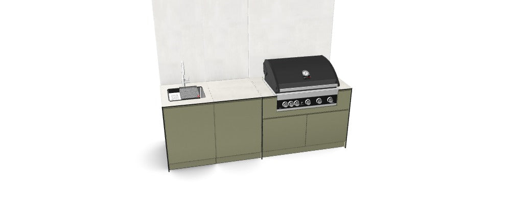 Kitchenboxy Modular - Custom Design Ref: M_5SBLOV