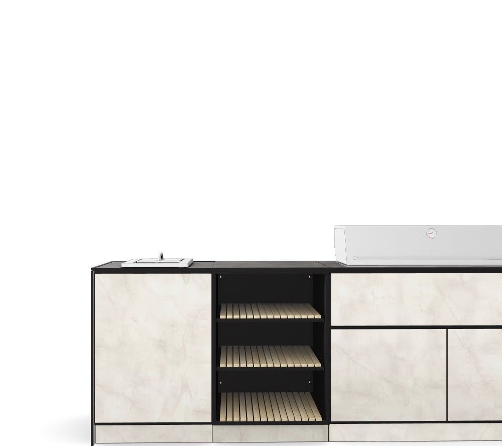 Kitchenboxy Modulair - Aangepast Ontwerp Ref: M_AHGNKGL