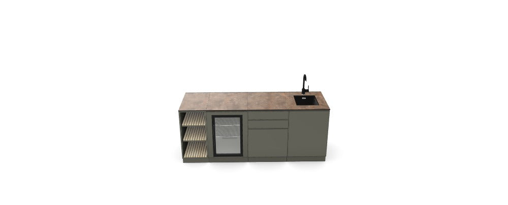 Kitchenboxy Modulair - Aangepast Ontwerp Ref: M_EPCTETC