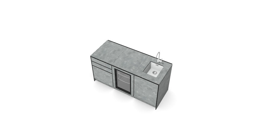 Kitchenboxy Modular - Custom Design Ref: M_FJGM4IK