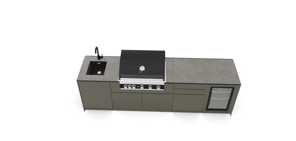 Kitchenboxy Modular - Custom Design Ref: M_LBAR1UZ