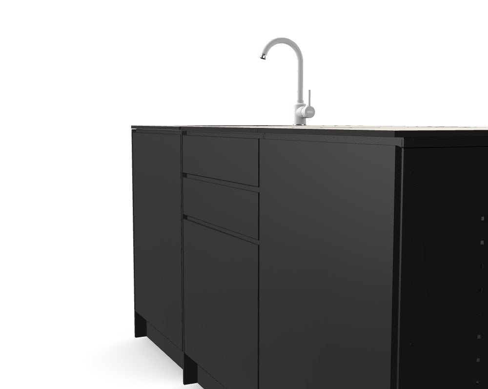 Kitchenboxy Modular - Custom Design Ref: M_LHBOFM