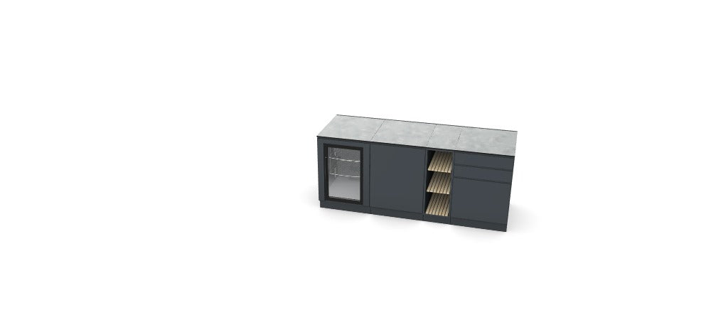 Kitchenboxy Modularno - prilagojeno oblikovanje sklic: M_MW2LMXU