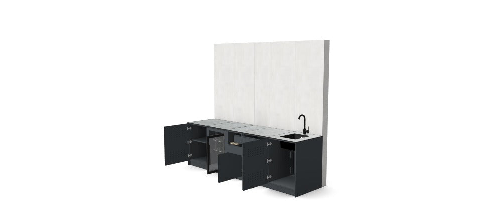 Kitchenboxy Modular - Custom Design Ref: M_TJDZINI