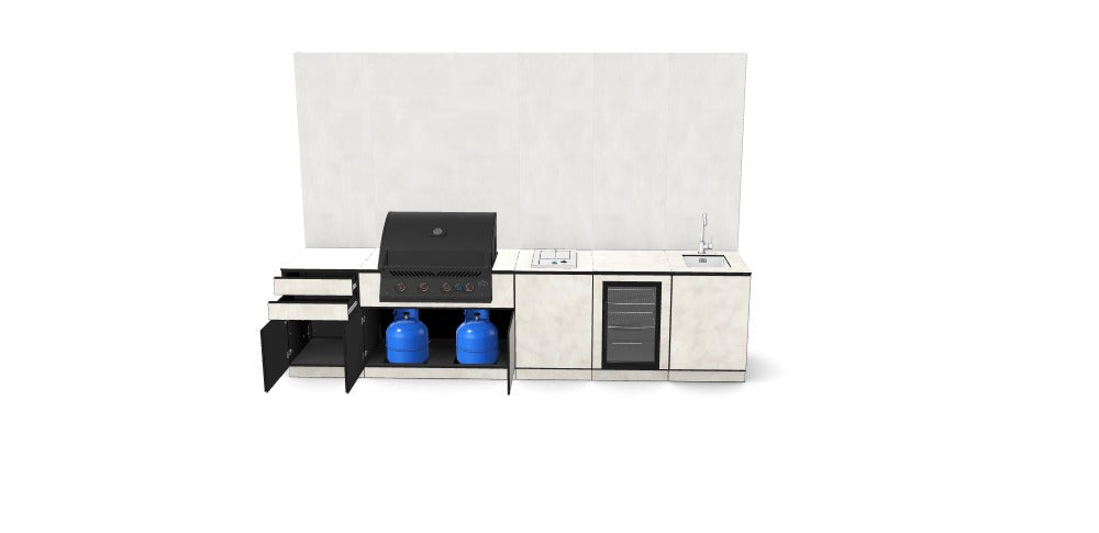 Kitchenboxy Modular - Zakázkový Design Ref: M_TMURB1K