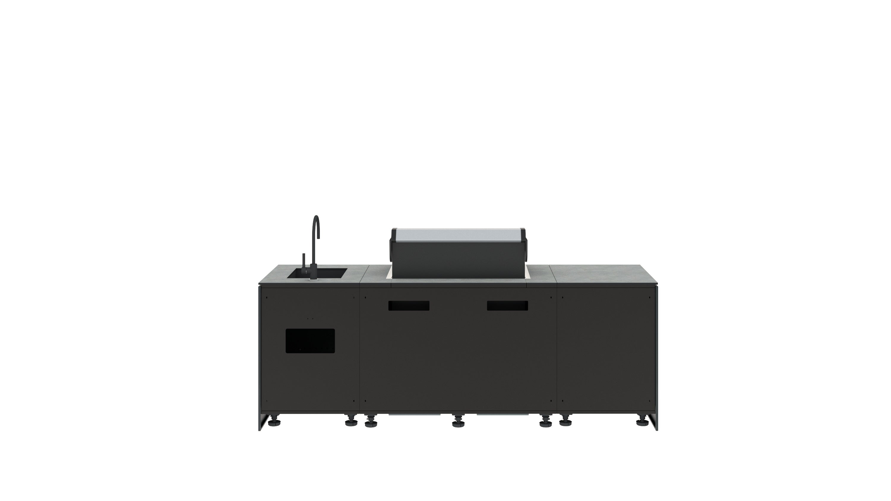 KitchenBOXY SET 1 Štandard: RAL 7016 / 700