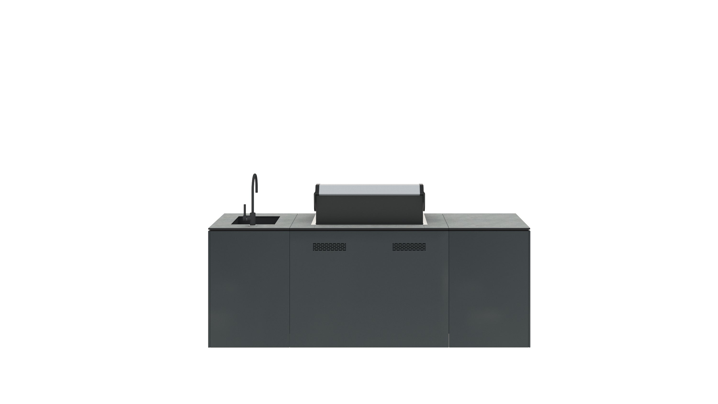 KitchenBOXY SET 1 Štandard: RAL 7016 / 700