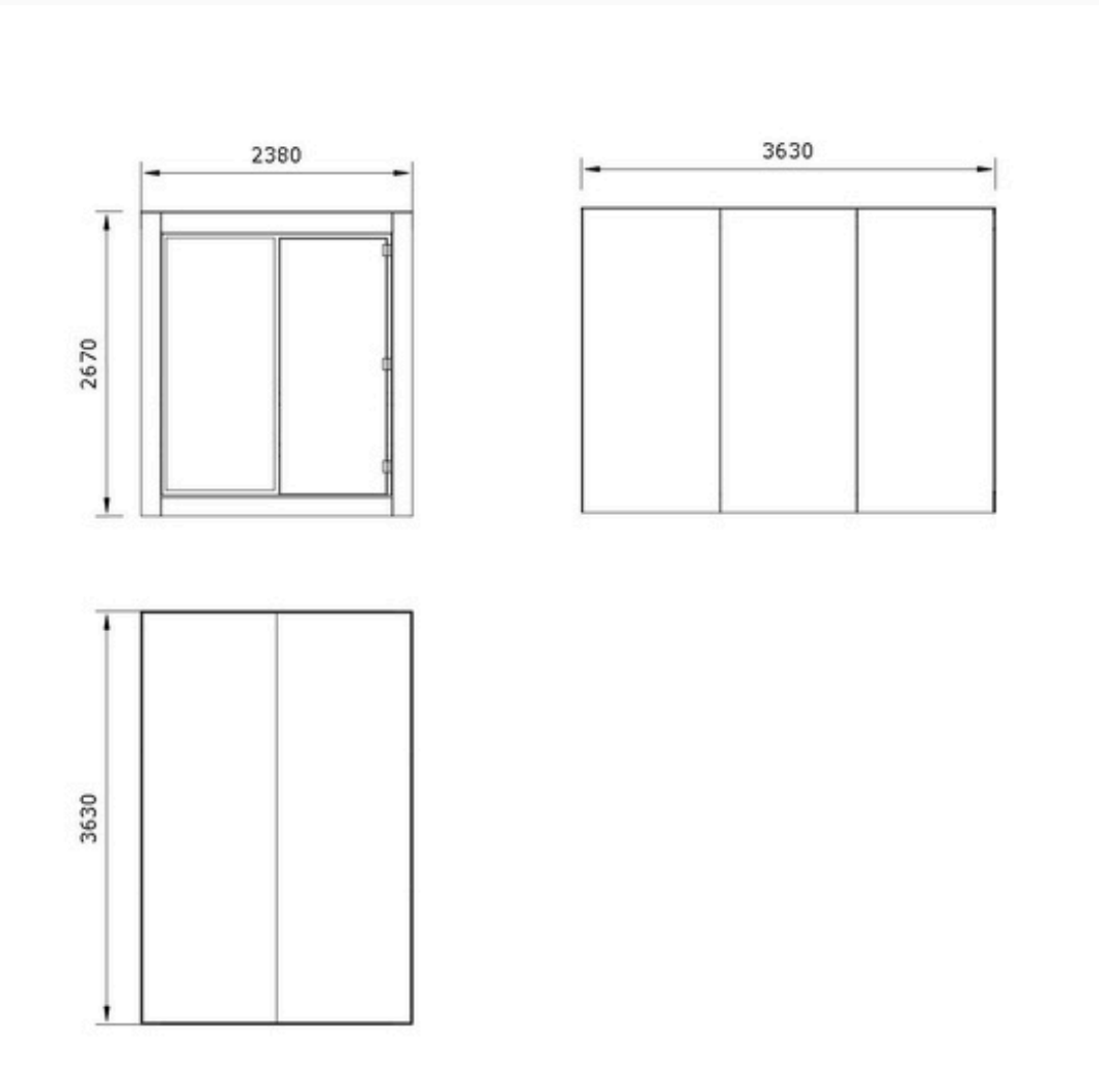 Garden Sauna - CUBE HPL / THERMO-SPRUCE