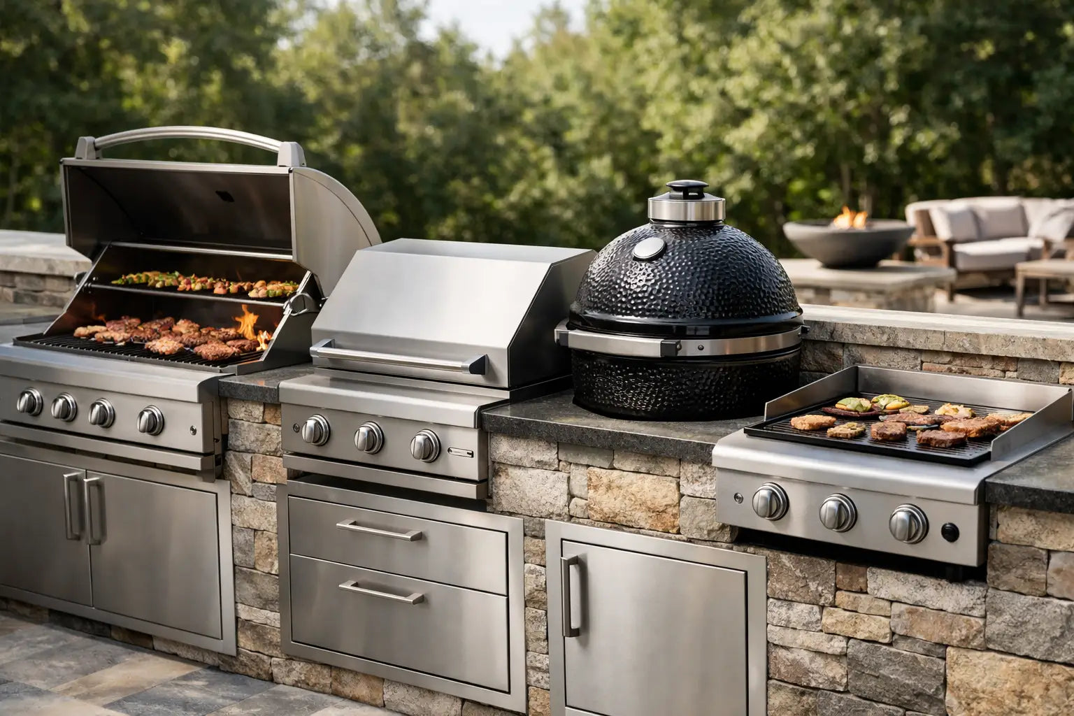 What Grill Brands Fit Outdoor Modules?