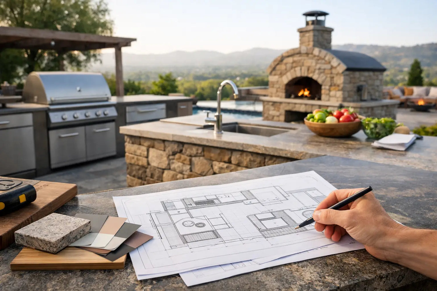How to Customize Outdoor Kitchen Layouts