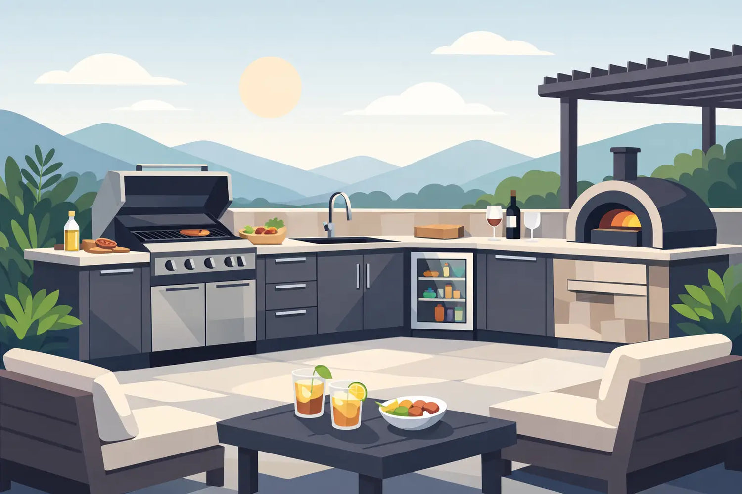 Premium Outdoor Modular Kitchen Benefits