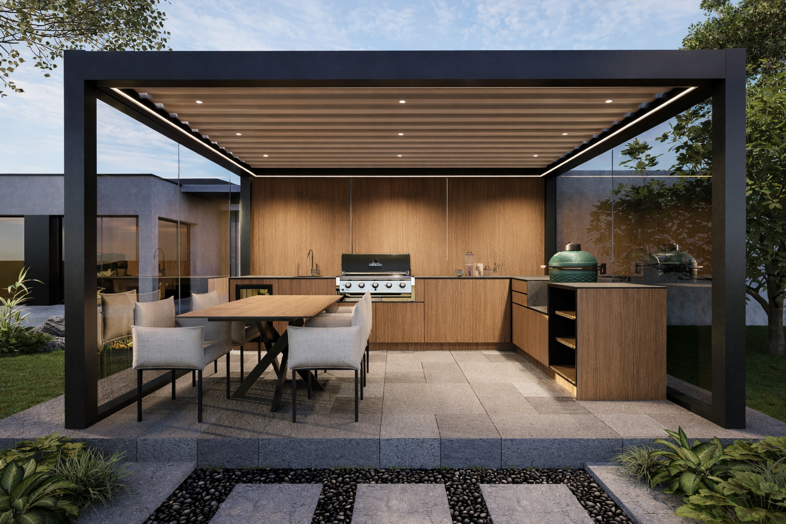 luxury outdoor kitchen eleexa 