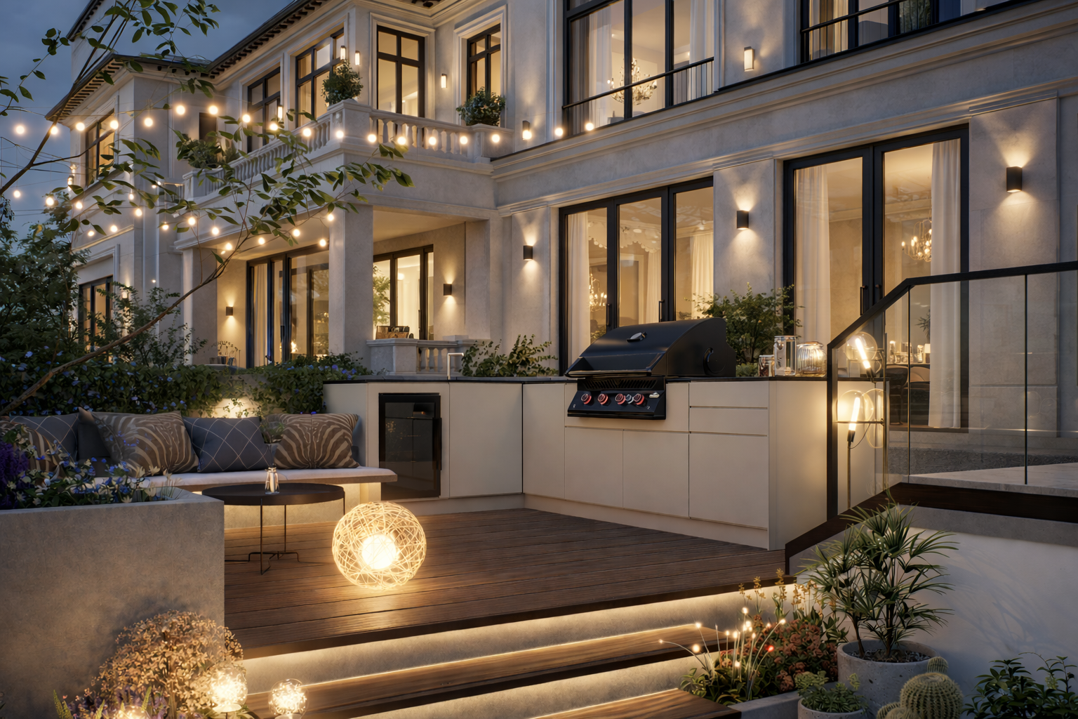 premium outdoor kitchen 