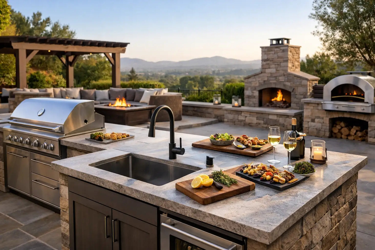 How to Plan a Luxury Outdoor Kitchen
