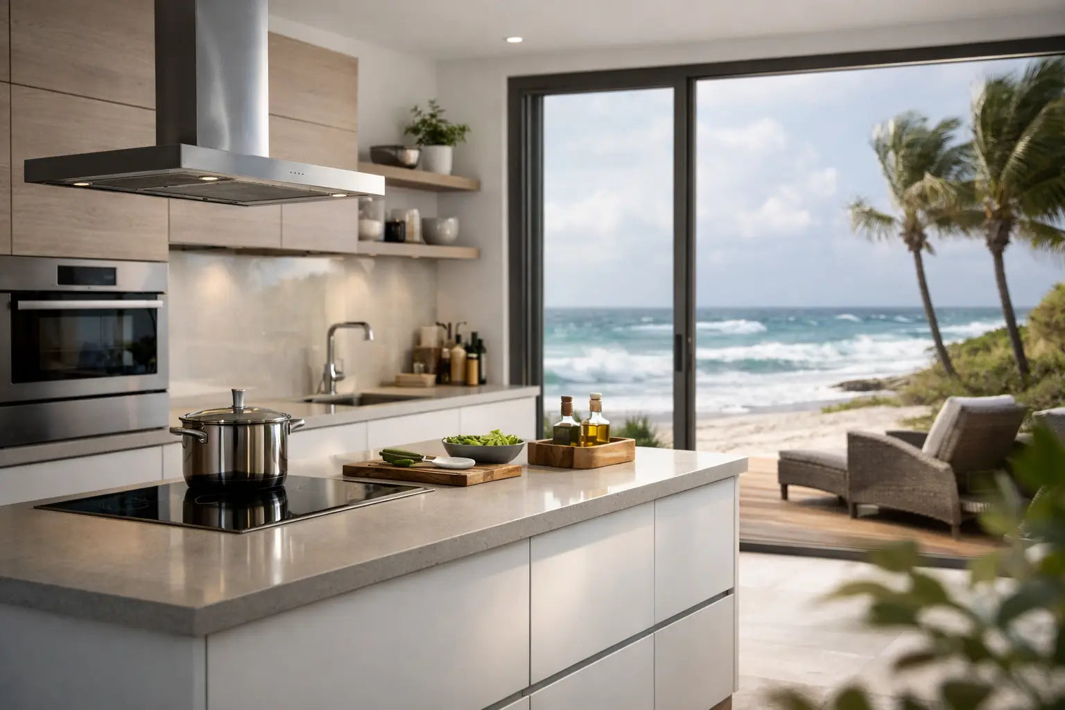 Can Modular Kitchens Handle Coastal Weather?
