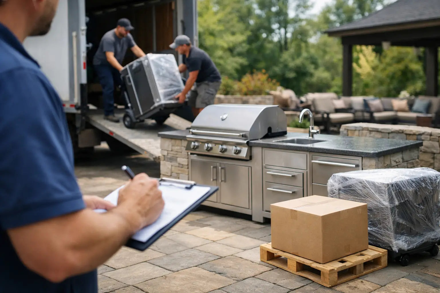 Outdoor Kitchen Delivery Time: What to Expect