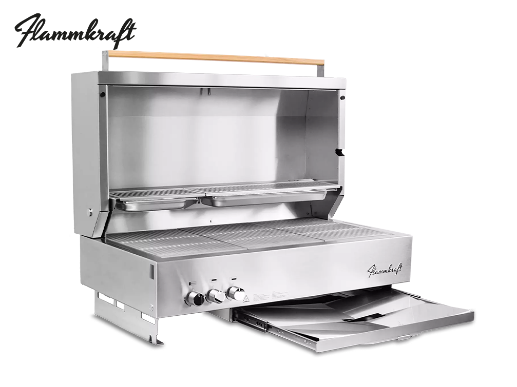 Flammkraft Block D Gen 5 indbygget gasgrill