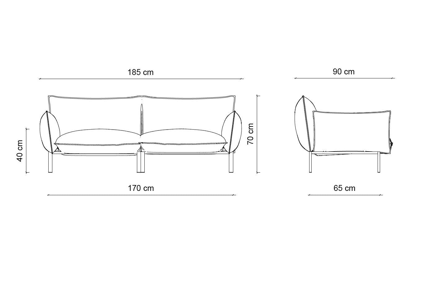 SofaBOXY™ 2-Seater Outdoor Sofa