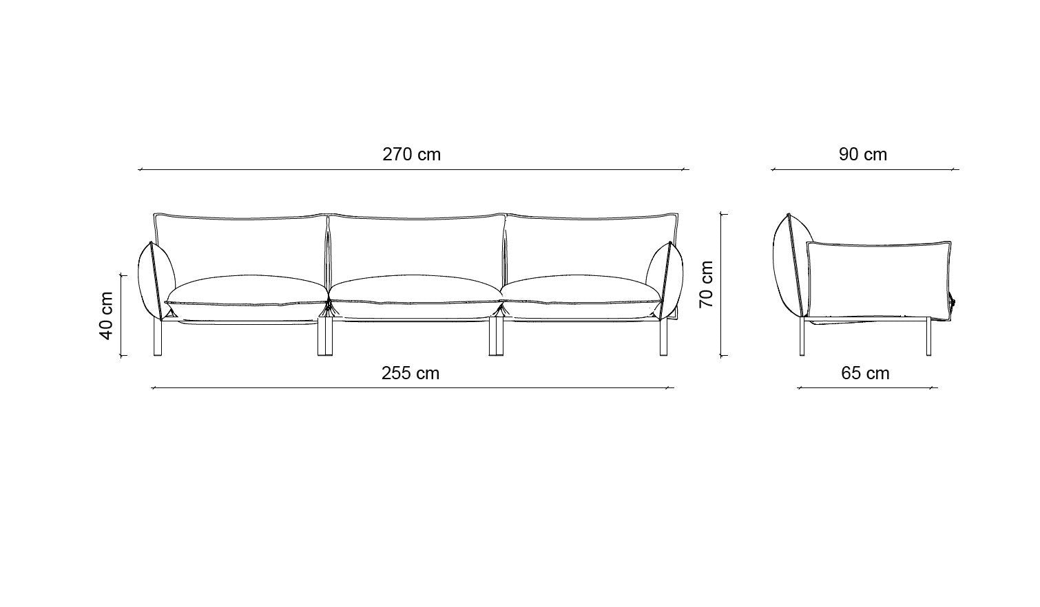 SofaBOXY™ 3-Seater Outdoor Sofa