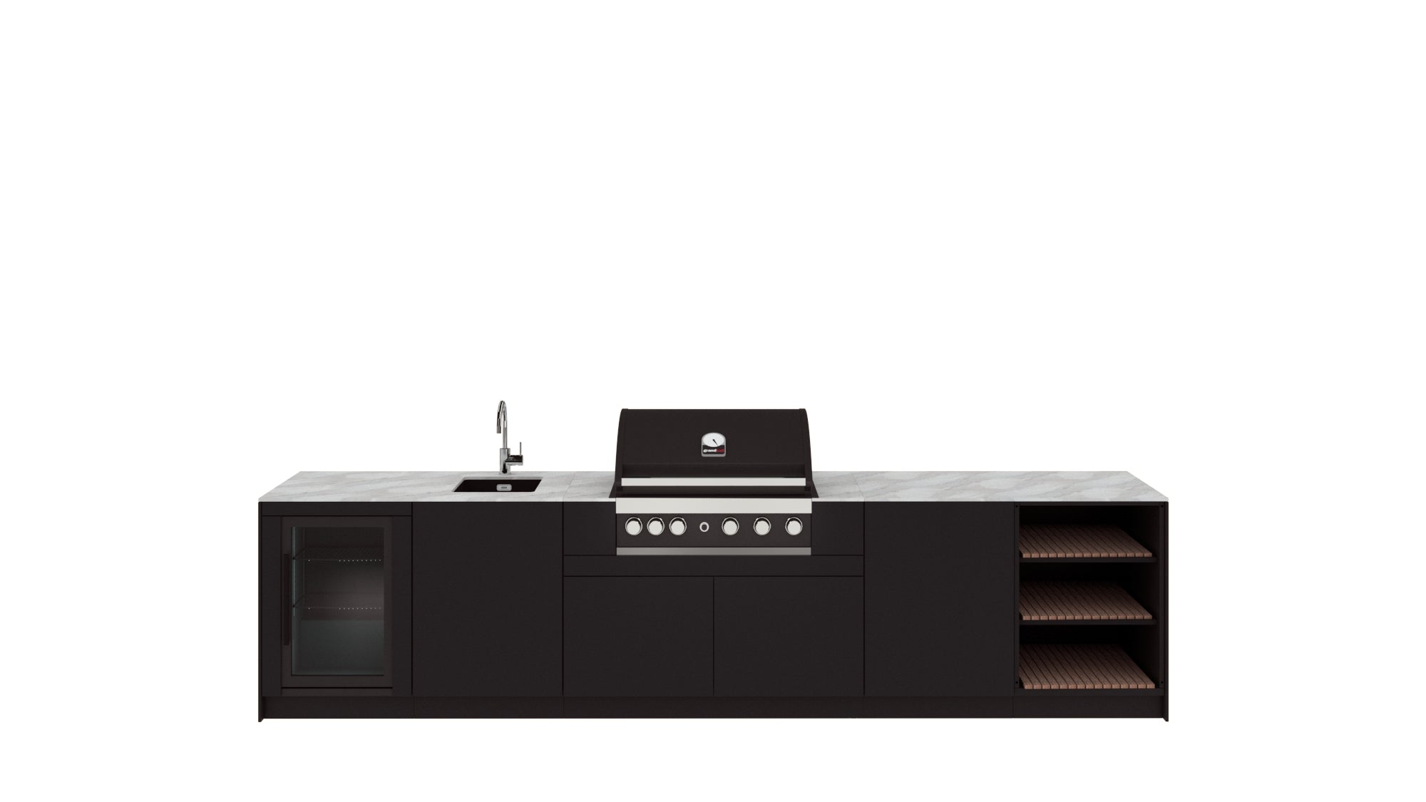 Kitchen Boxy - Vanjska kuhinja KB360 Varijanta 1 (3D konfigurator)