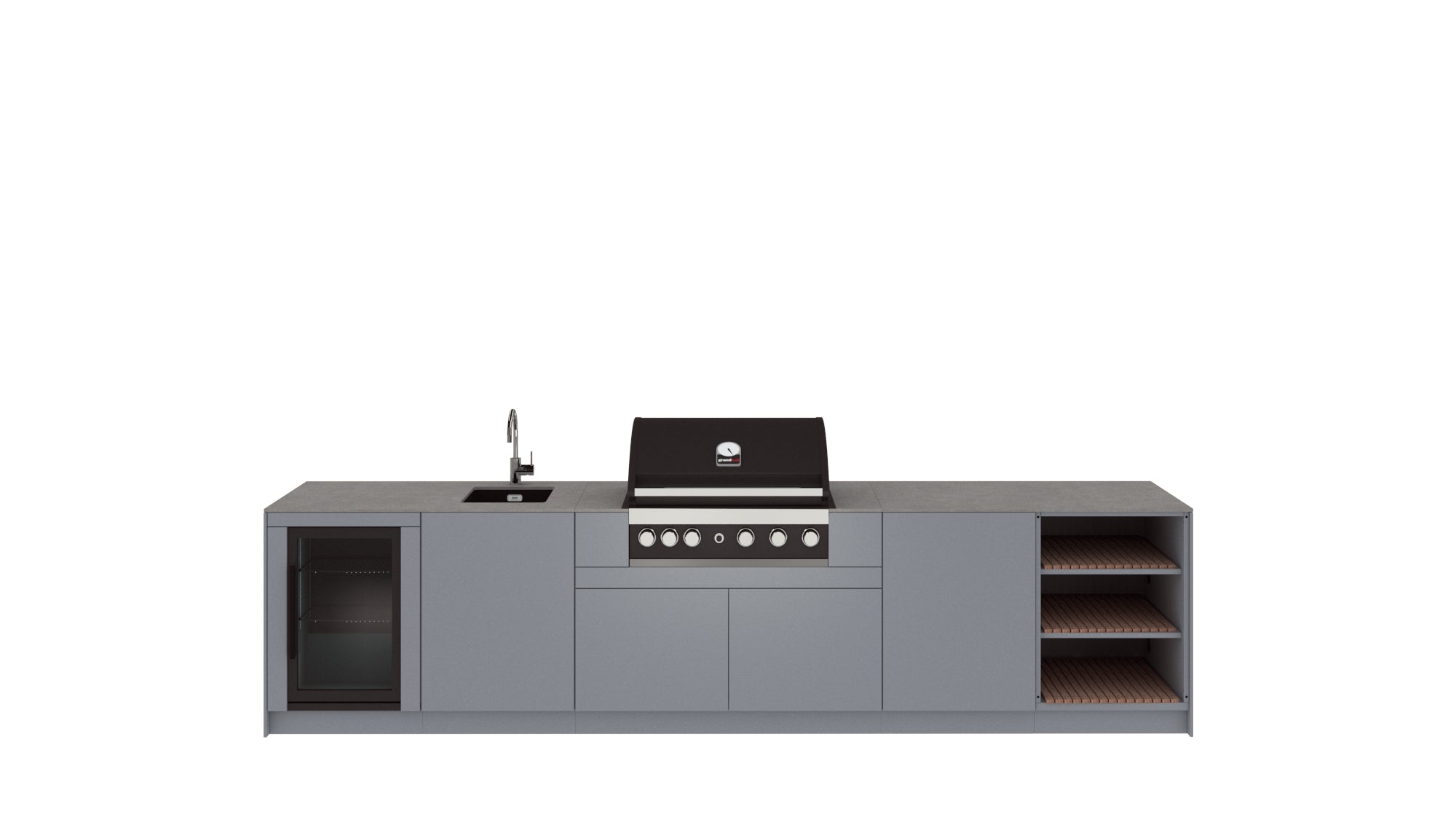 Kitchen Boxy - Vanjska kuhinja KB360 Varijanta 1 (3D konfigurator)