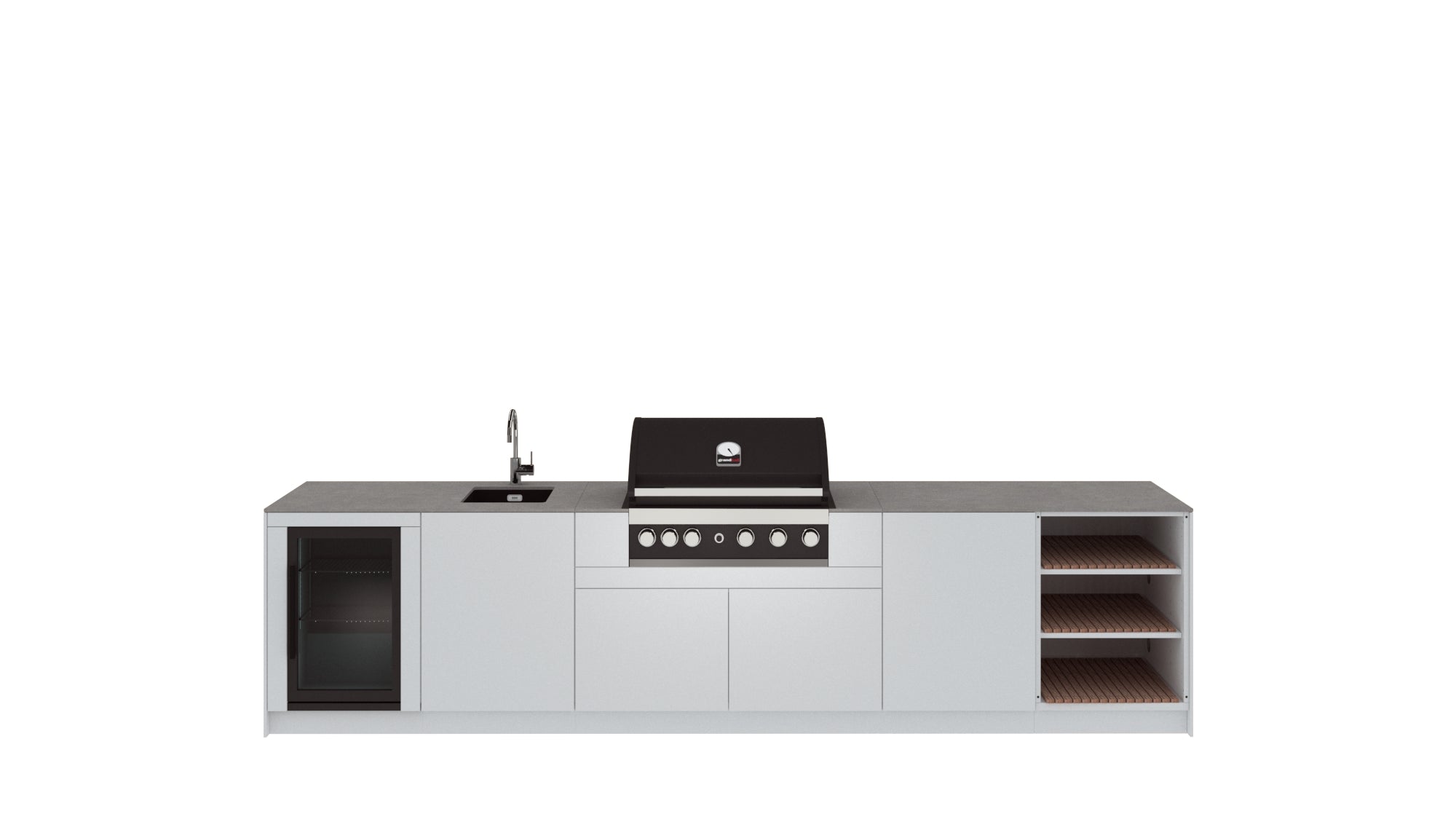 Kitchen Boxy - Vanjska kuhinja KB360 Varijanta 1 (3D konfigurator)