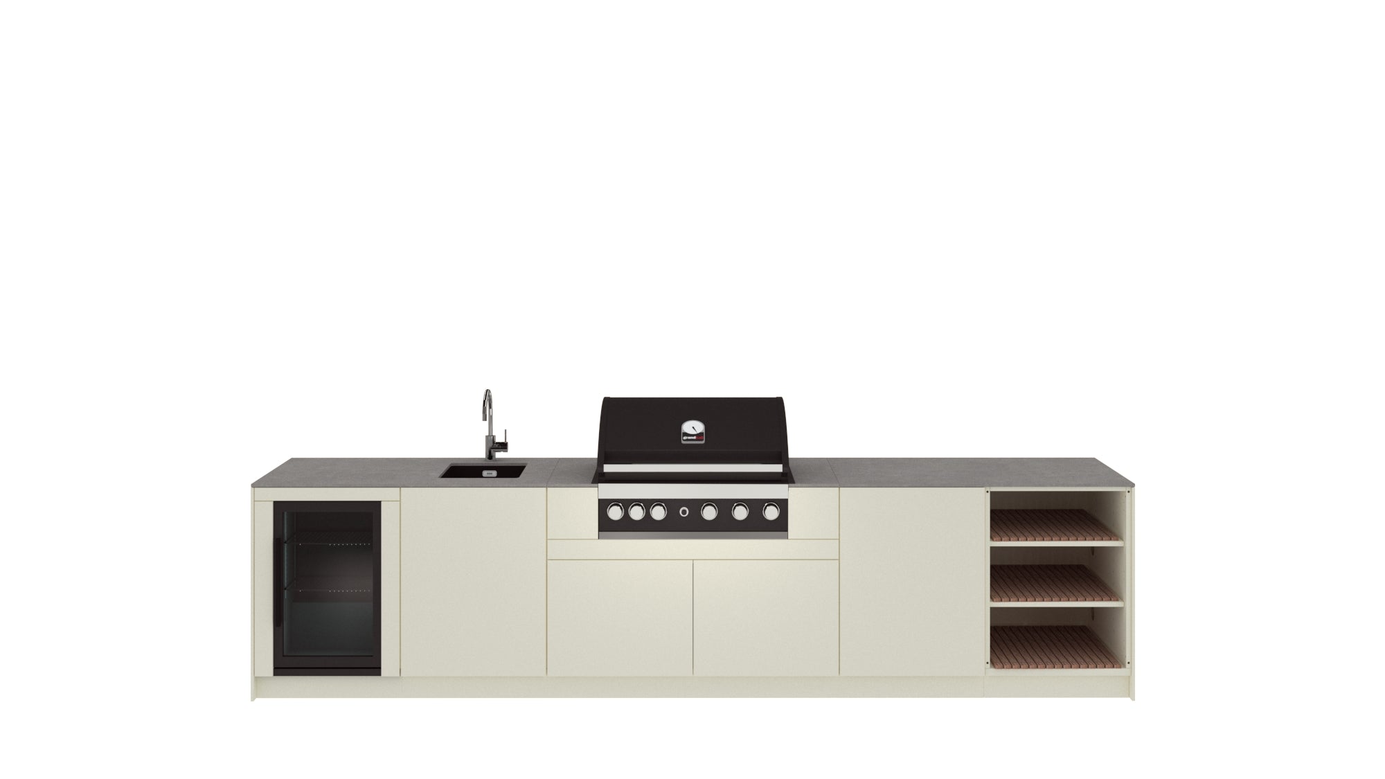 Kitchen Boxy - Vanjska kuhinja KB360 Varijanta 1 (3D konfigurator)