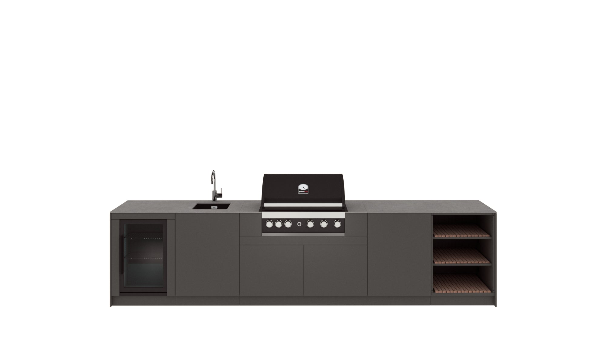 Kitchen Boxy - Vanjska kuhinja KB360 Varijanta 1 (3D konfigurator)