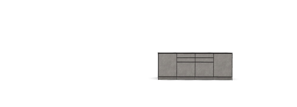 Kitchenboxy Modular - Custom Design Ref: M_81ROL38