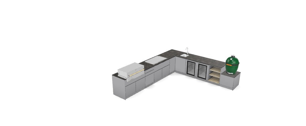 Kitchenboxy Modulair - Aangepast Ontwerp Ref: M_A1U9JTM
