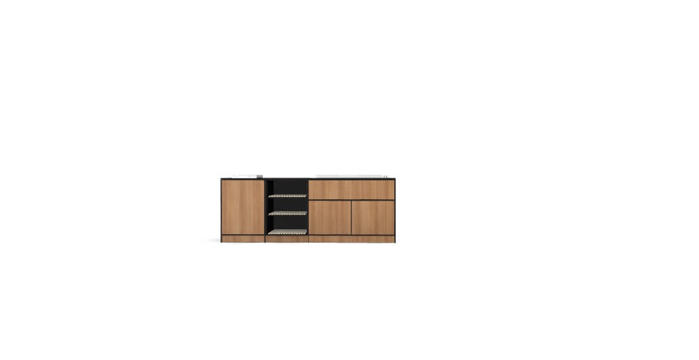 Kitchenboxy Modulair - Aangepast Ontwerp Ref: M_A3FMN9R