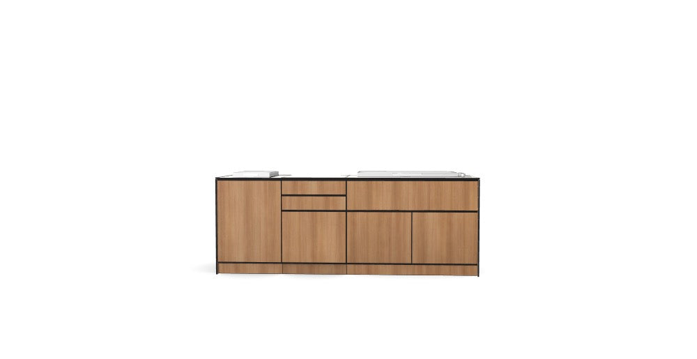 Kitchenboxy Modulair - Aangepast Ontwerp Ref: M_BBQWPTM