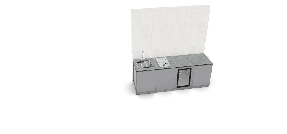 Kitchenboxy Modulair - Aangepast Ontwerp Ref: M_DP1FVSD