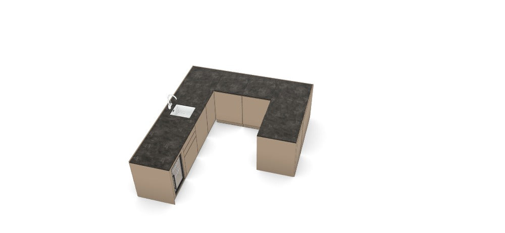 Kitchenboxy Modular - Custom Design Ref: M_GRBPDIF