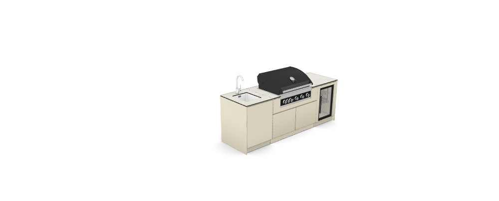 Kitchenboxy Modular - Custom Design Ref: M_RYPS2AF